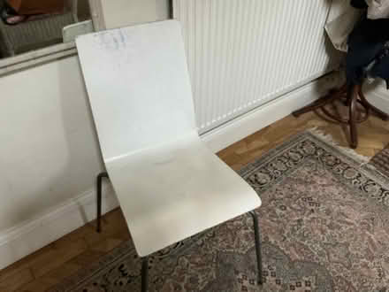 Photo of free Chair, white wooden upright (NW3 and NW11) #1