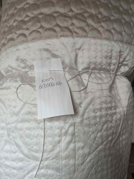 Photo of free Dunelm king size bedspread (Endmoor LA7) #1