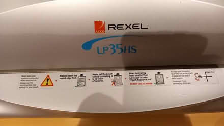 Photo of free Rexel A3 laminator (Droitwich Spa WR9) #2