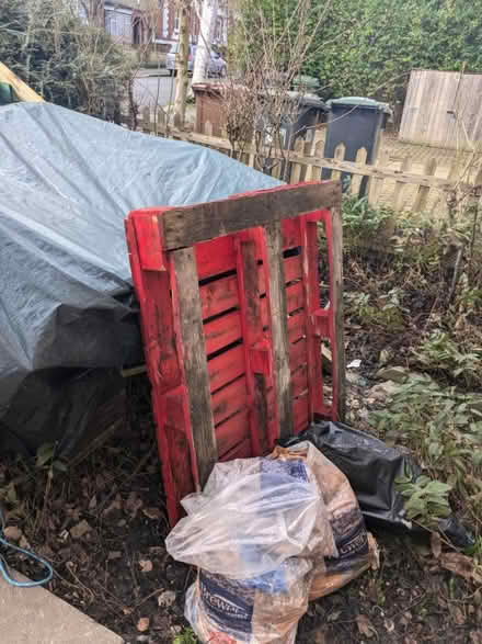 Photo of free 3 large wooden pallets 1 regular (Sydenham) #2