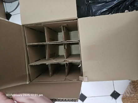 Photo of free Cardboard & old vacuum + microwave (Charlton: Greenwich,London,SE7) #3