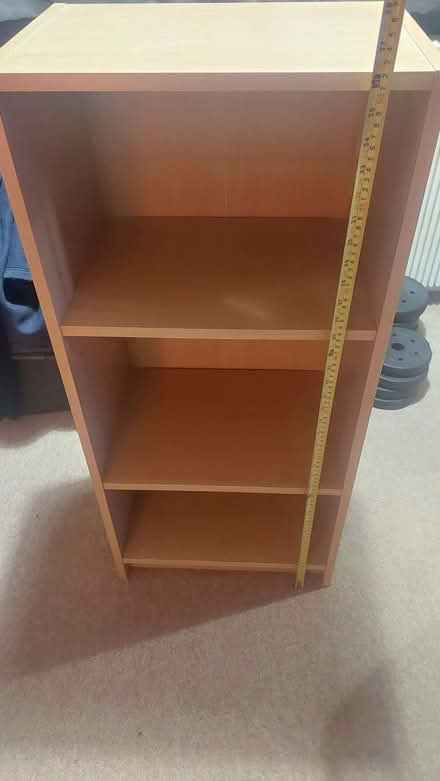 Photo of free Beech effect bookcase shelf unit (Ormesby St Margaret NR29) #2