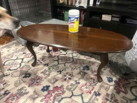 Photo of free Oval coffee table (Columbia Heights) #2