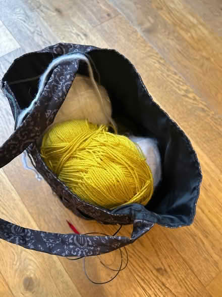 Photo of free Knitting project bag and yarn (SE24 Herne Hill) #3