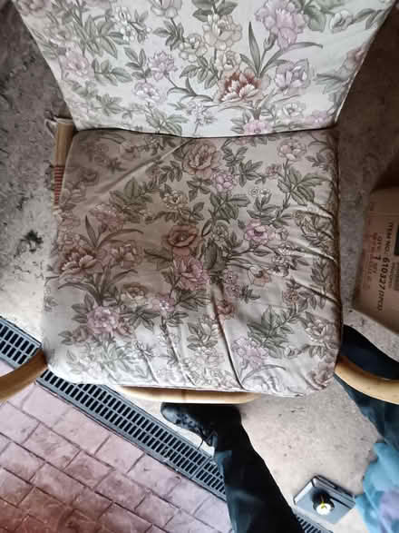 Photo of free Wicker high backed rocking chair (OX14) #2