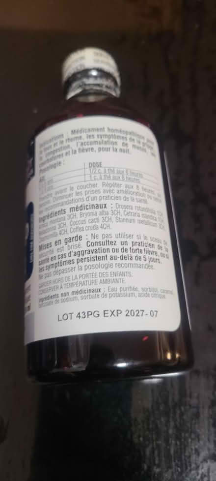 Photo of free Unopened Kids 0-9 night syrup (Mavis and Rathburn) #2
