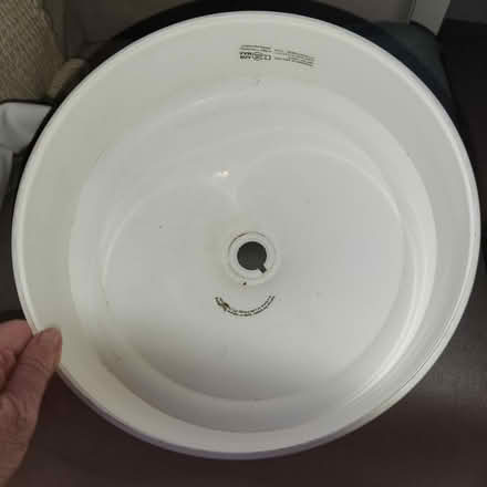 Photo of free White metal light shade (Old Coulsdon CR5) #2