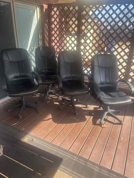Photo of free 2 conference room chairs left (East side of wichita) #1