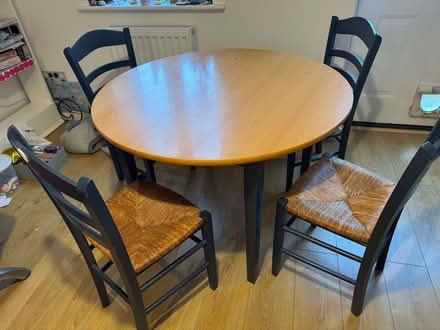 Photo of free table and 4 chairs (Bearwood Golf Club RG41) #1