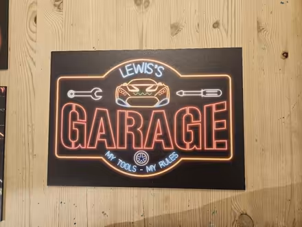 Photo of free Neon Affect plack/sign (Totton SO40) #1
