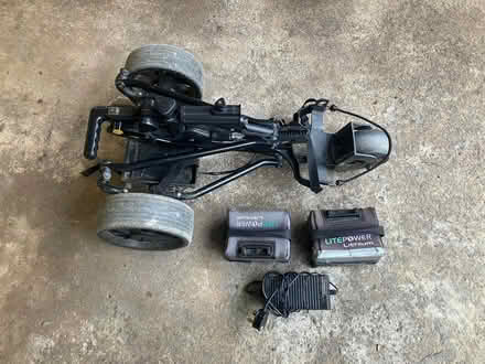 Photo of free Electric Golf Trolley & Batteries (Lyncombe) #4