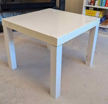 Photo of free IKEA small white side /coffee table (Ellenbrook M28) #1