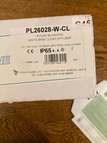 Photo of free Bulk head light (Baulking SN7) #1