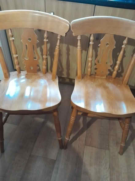Photo of free Wooden chairs (Longford GL2) #1