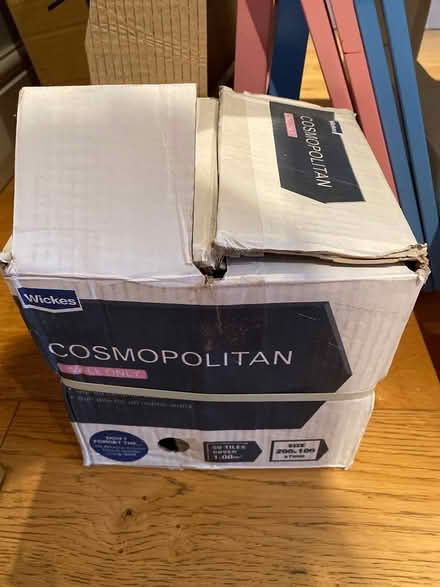 Photo of free Sage green wickes wall tiles (Ewhurst) #2