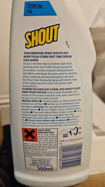 Photo of free Stain remover spray (Bilton HG1) #2