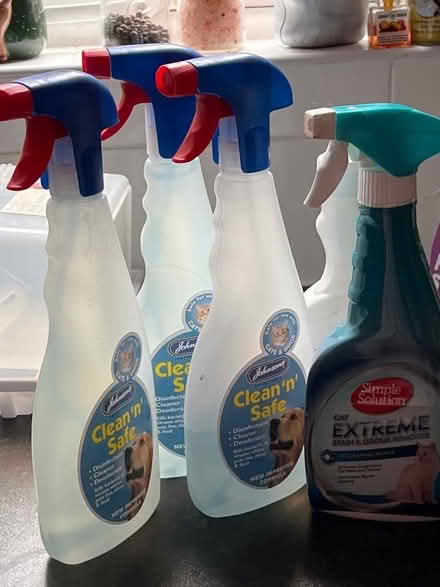 Photo of free Cat disinfectant/litter tray cleaner (Heaton Norris SK4) #1