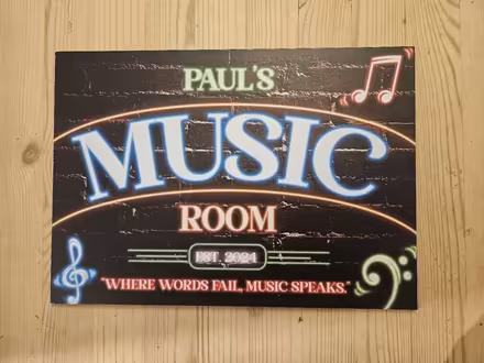 Photo of free Neon Effect Plaque/Sign Paul (Totton SO40) #1