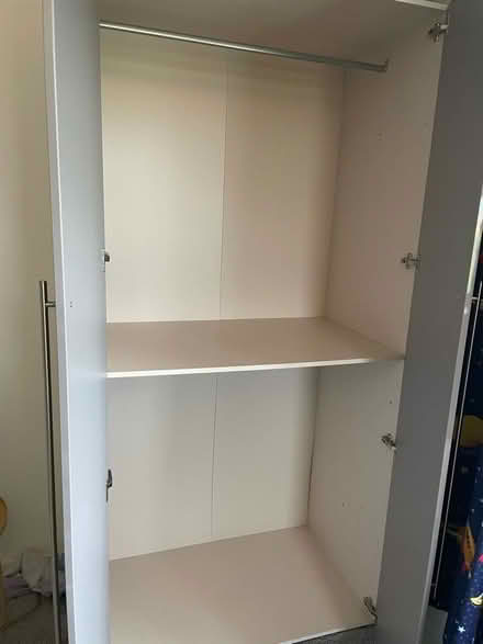 Photo of free Grey 2 door wardrobe (Badsworth WF9) #2