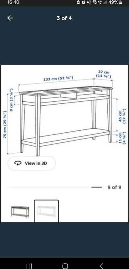 Photo of free Ikea console table (Long Ditton KT6) #4