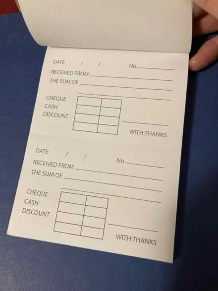 Photo of free Receipt duplicate book (High Street, Twerton BA2) #2