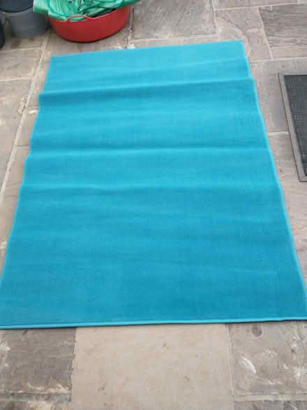 Photo of free Turquoise Rug (North Wootton BA4) #1
