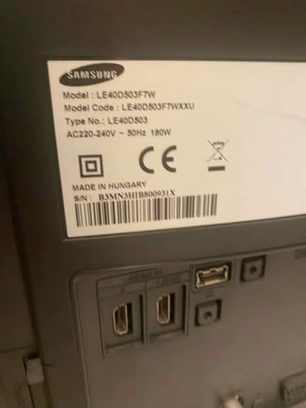 Photo of free 40” Samsung tv. (Malvern WR14) #3