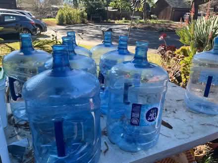 Photo of free 5 gal water bottles (Mountain View nr train station) #1