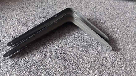 Photo of free Grey wall shelf brackets (Pitshanger W5) #1