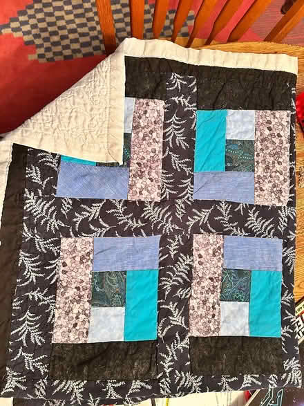 Photo of free Small patchwork quilt - black (Elmvale Acres) #1