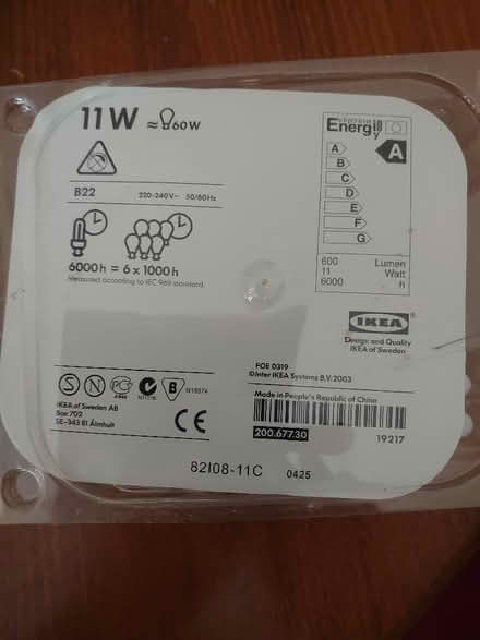 Photo of free Long life light Bulbs (Warminster BA12) #2
