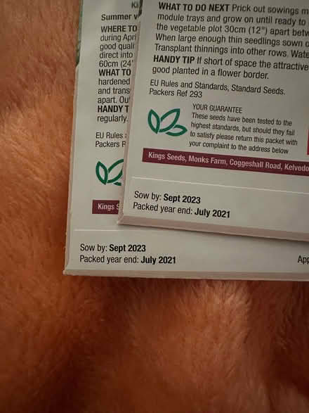 Photo of free Veg seeds (Starbeck HG1) #2