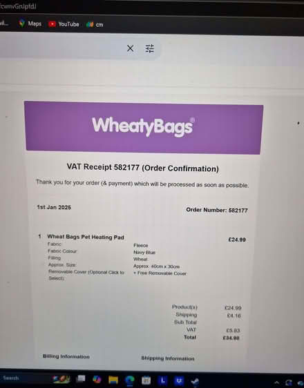 Photo of free Wheatybag (Stanstead St Margarets SG12) #3