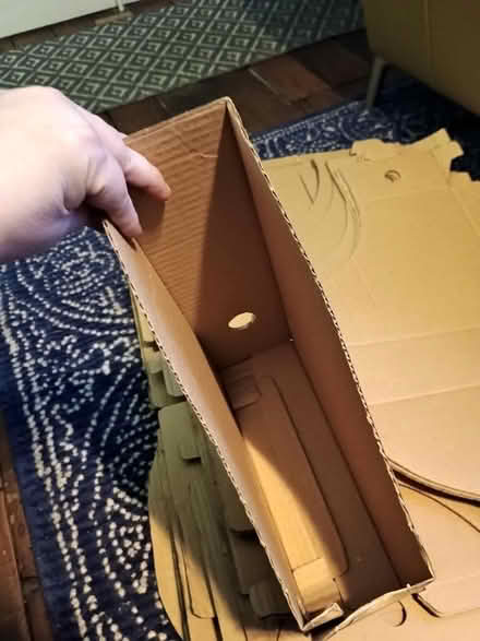 Photo of free Brown cardboard magazine holders (Barming Heath ME16) #3