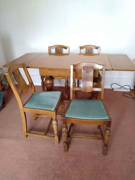 Photo of free Dining room table and chairs (Pembury TN2) #2
