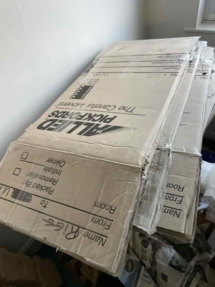 Photo of free 5 large packing boxes/bubblwrap (Kendal LA8) #1