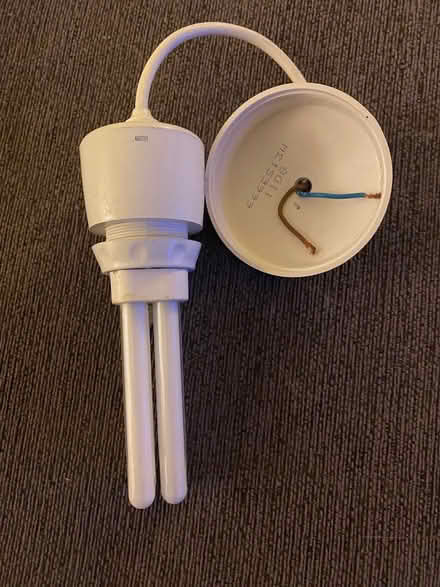 Photo of free Ceiling light fitting with energy-saving bulb (Penge BR3) #3