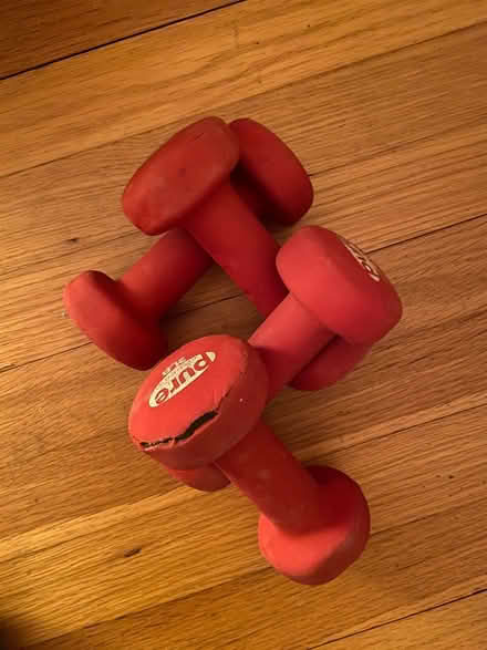 Photo of free (4) 3-lb weights (Concord, MA) #1