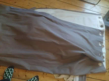 Photo of free Grey eyelet curtains (pair) (Bristol BS5) #2
