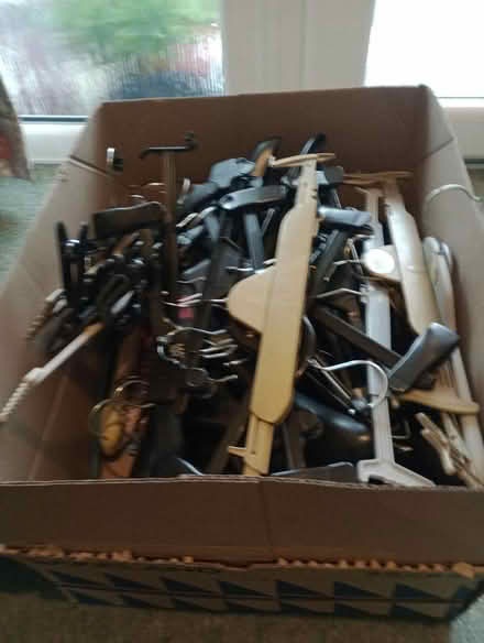 Photo of free 49 coat hangers (Gamston NG2) #2