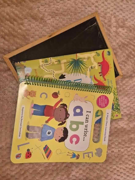 Photo of free Chalk board, handwriting practice and activity book (Greaves LA1) #1