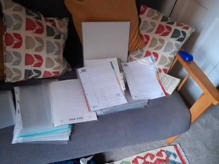 Photo of free A4 plastic wallets & dividers label (SN1 old town swindon) #1