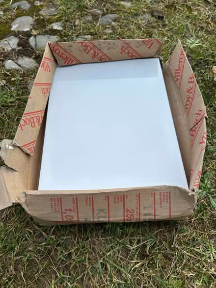 Photo of free 5 Villeroy & Boch white tiles (Helsington LA8) #2