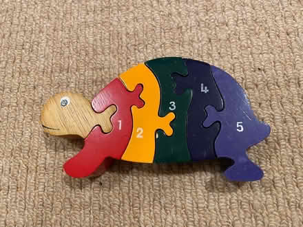 Photo of free Tortoise 6 piece wooden jigsaw (Galgate LA2) #1