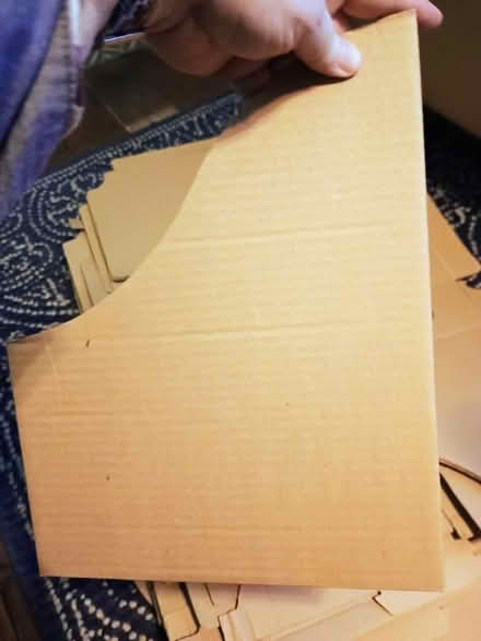 Photo of free Brown cardboard magazine holders (Barming Heath ME16) #4