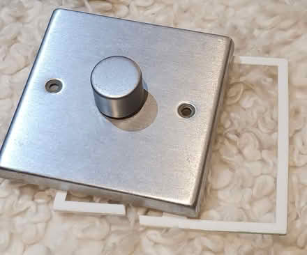 Photo of free Brushed Silver Dimmer Switch (RG23 Winklebury) #1
