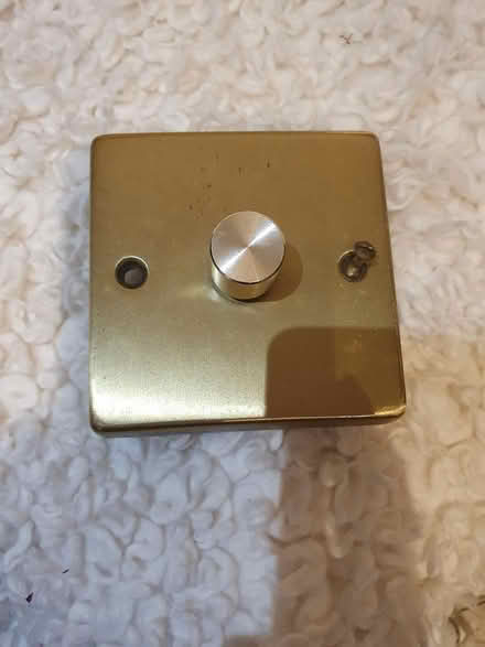 Photo of free BRASS Gold dimmer switch (RG23 Winklebury) #1