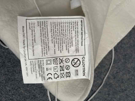Photo of free Single electric blanket (Chapel Row RG7) #2