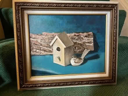 Photo of free framed oil painting (Waters Landing) #1