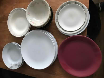 Photo of free Plates, bowls etc (SE2 - Abbey wood) #1